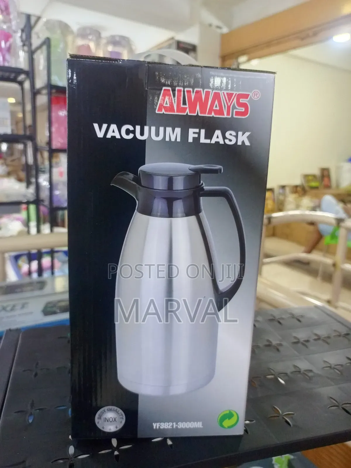 Always Unbreakable 3.0 Liters Vacuum Flask, Model Yf3821-3000ml