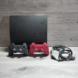 Sony Playstation 3 Ps3 Slim (Cech-3001a) Console W/ Cables Teste