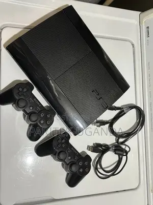 Sony Playstation 3 Ps3 Super Slim Console 250gb Black Cech-4001b Bundl
