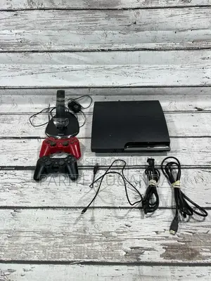 Sony Playstation 3 Slim Cech-2501a Black Gaming Console With Controlle