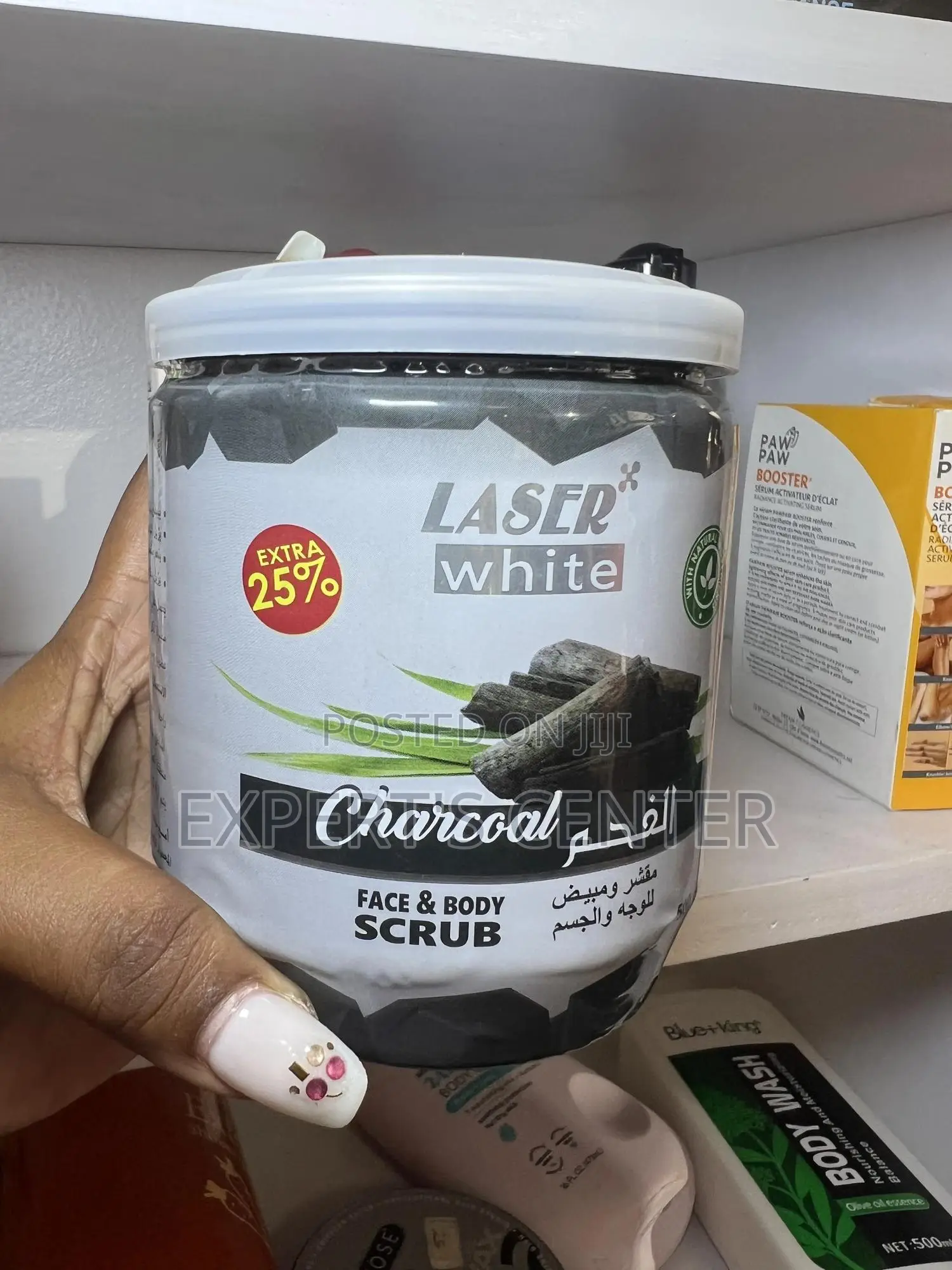 Lester White Charcoal Scrub