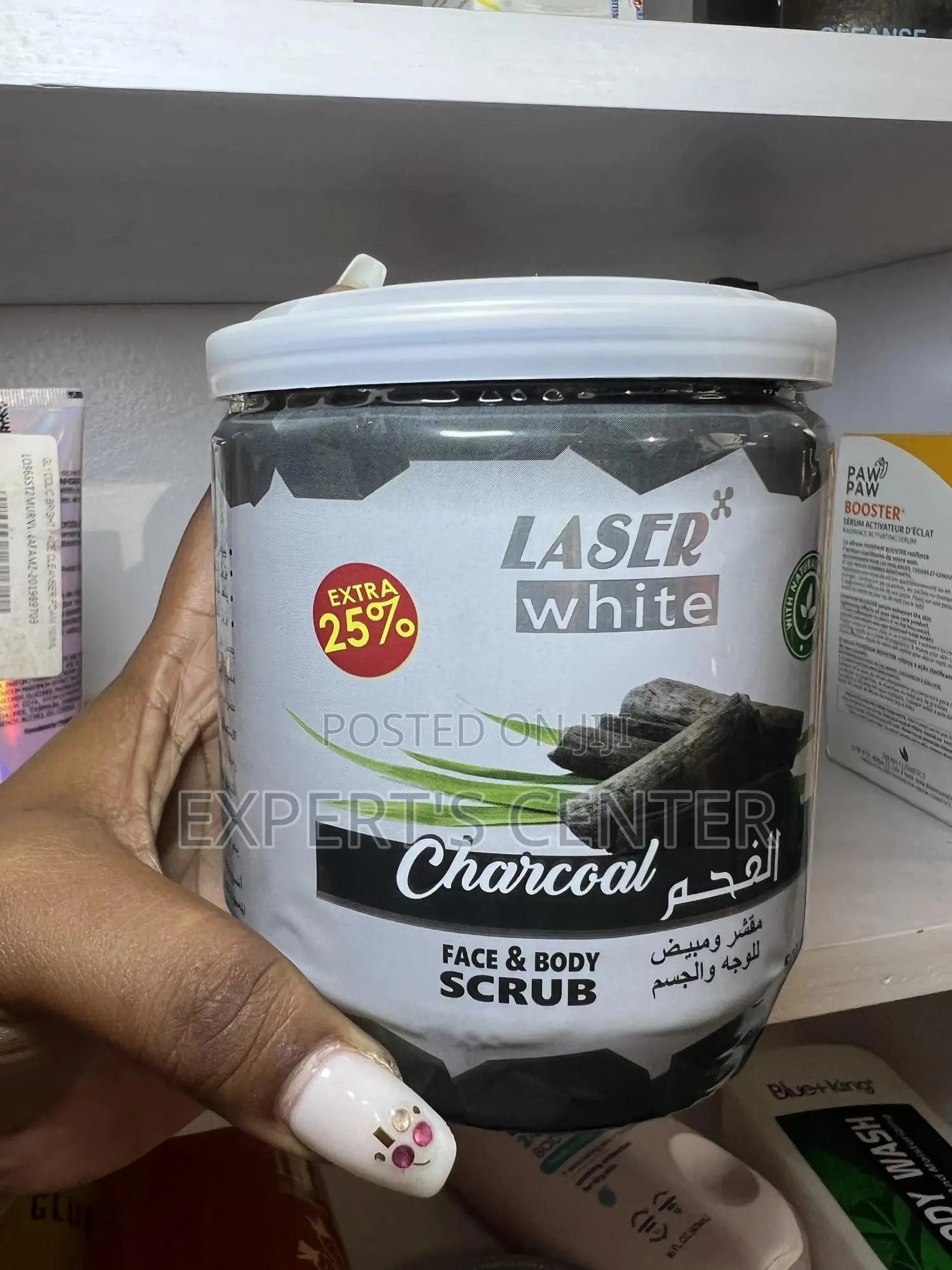 Lester White Charcoal Scrub