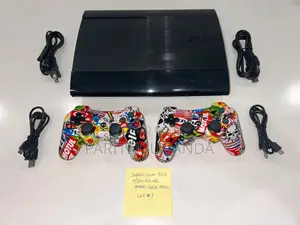 Playstation 3 Super Slim 500gb Cech-4301c Console, Controllers, Cables