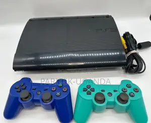 Black Sony Playstation 3 Super Slim Console With Power Cord
