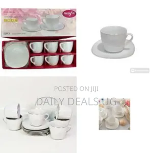 Shunfei 12-Piece Square Coffee Cup Set - Multicolor
