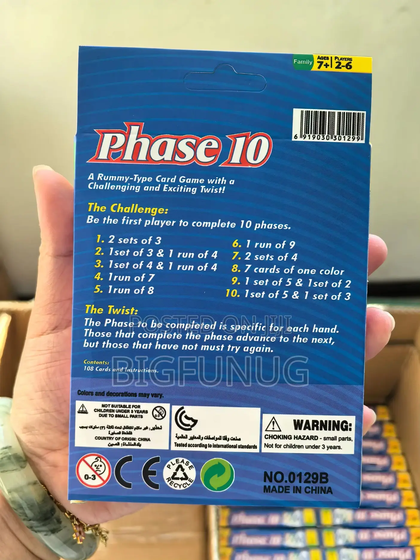 Phase 10 Card Game