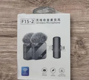 F15-2 Wireless Lavalier Microphone Cordless Microphone- Interview