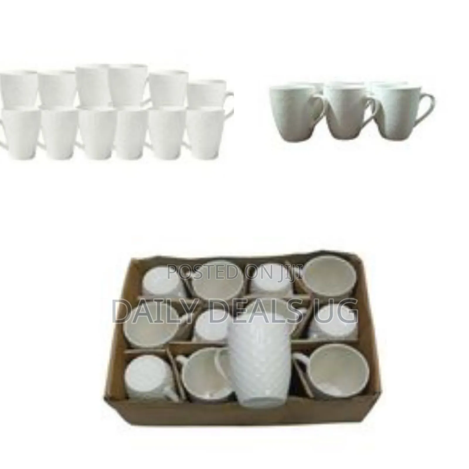 Set of 12 Ceramic Cups