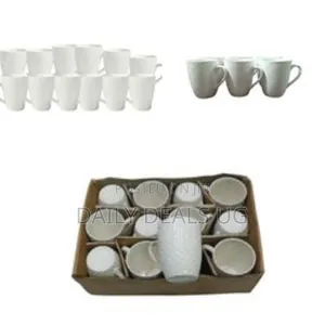 Set of 12 Ceramic Cups
