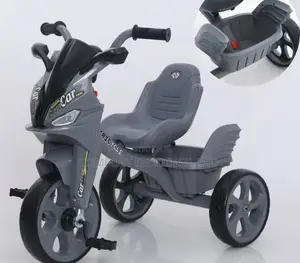 Baby Musical Tricycle Gray