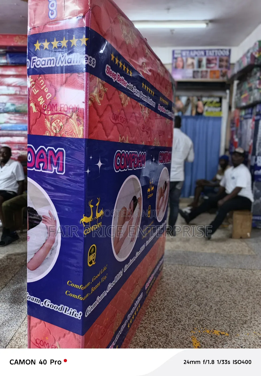 Mattress Comfoam 6x6 By8 Inches Super Density