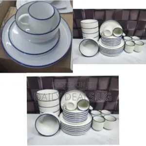24 Pieces Ceramic Dinnerware Set - Multicolor