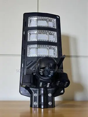 Smart 450w Solar Light With Triple-Lens Security Camera