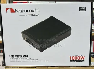Fresh Release Nakamichi 1000w Car Underseat Subwoofer