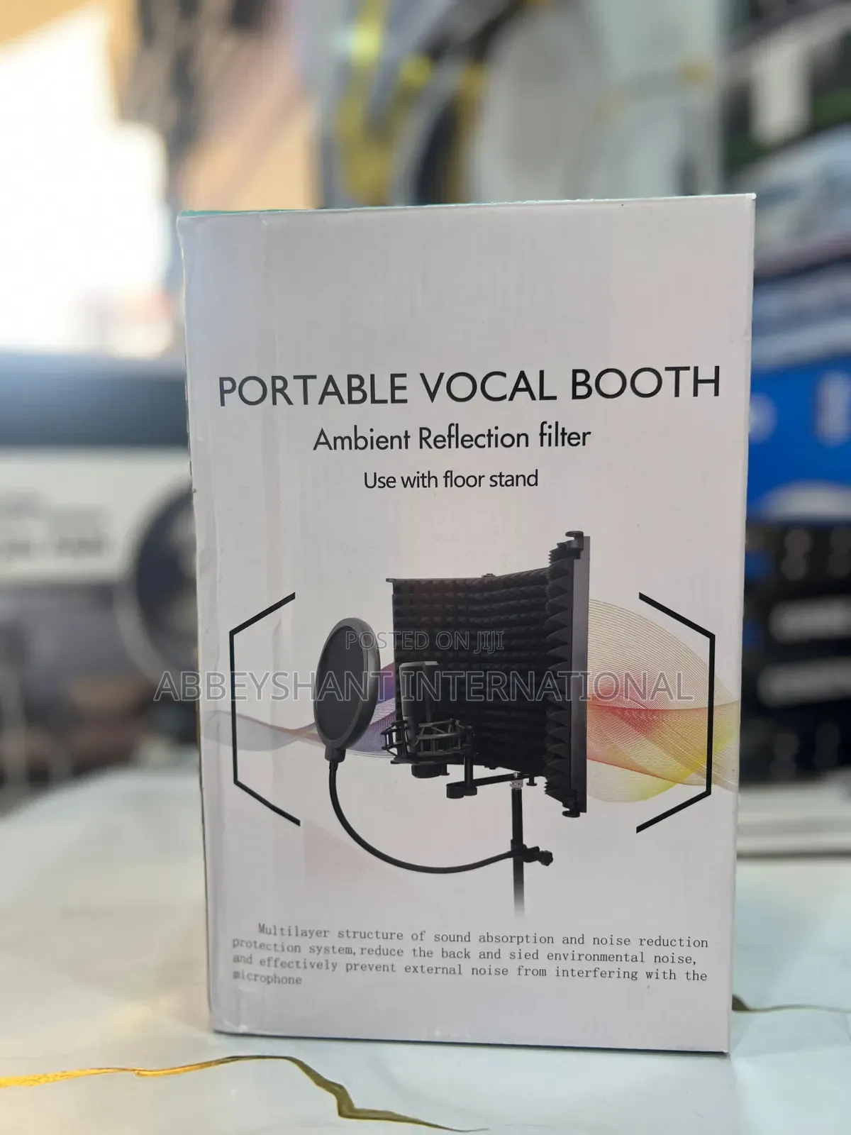 Portable Vocal Booth/Microphone Isolation Shield