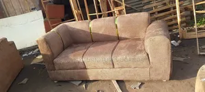 Brown Triplet Sofa Seat
