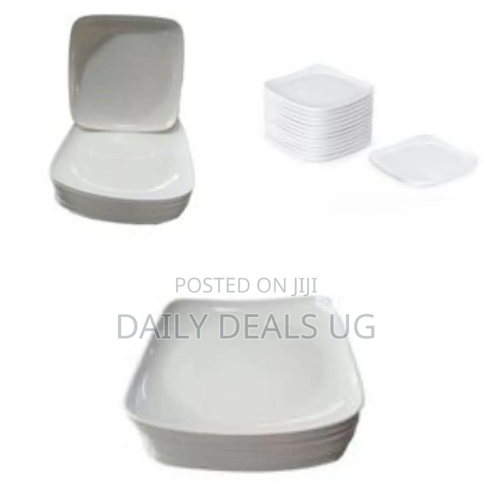 12 Piece Set of Quality Melamine Plates