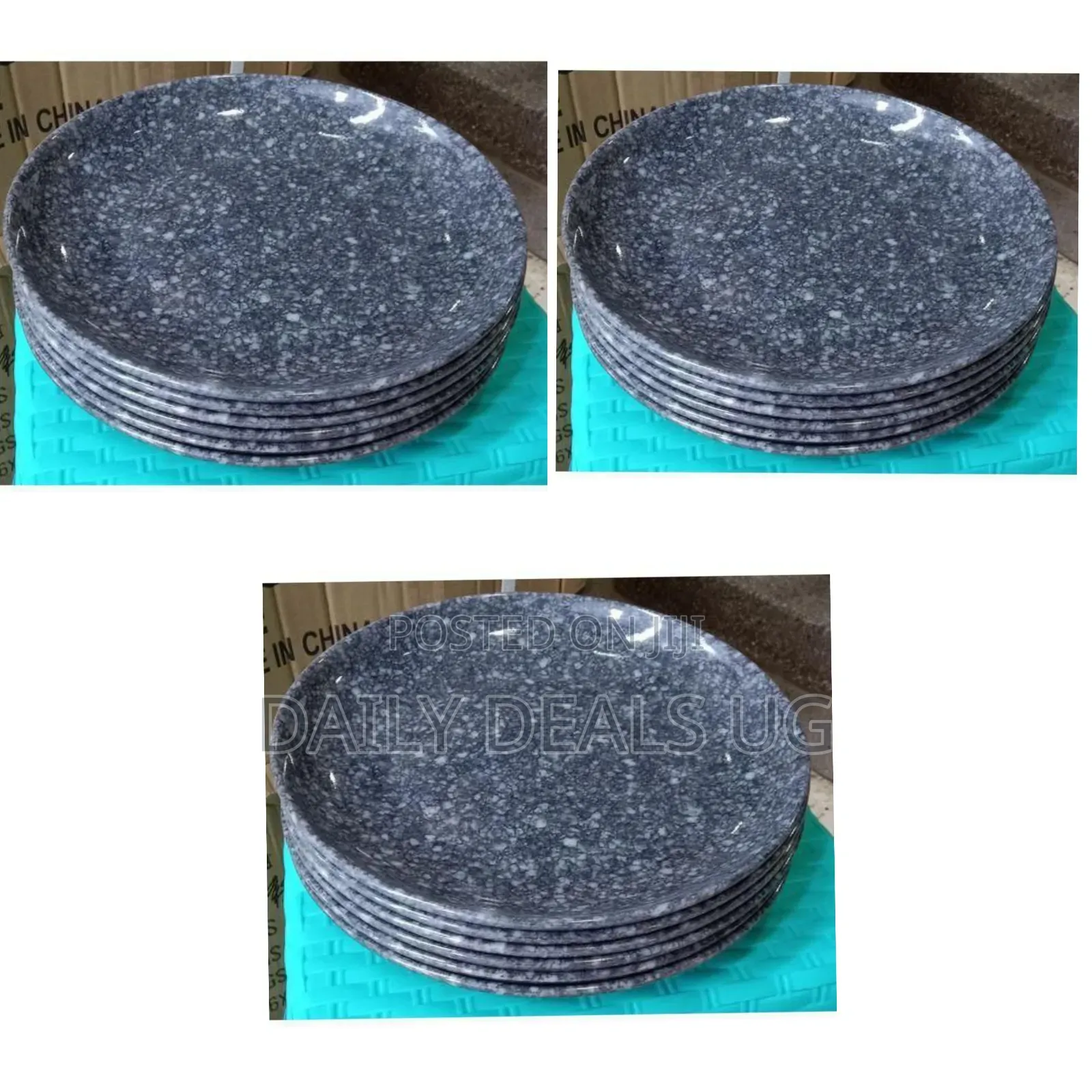 6 Piece Set of Melamine Plates