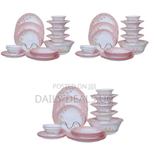 Elegant Floral Dinnerware Set (26 Pcs) - Multicolor