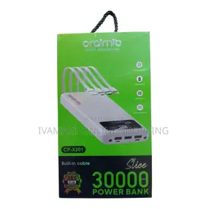 Oraimib Slice 30000mah Power Bank - 1 Year Warranty