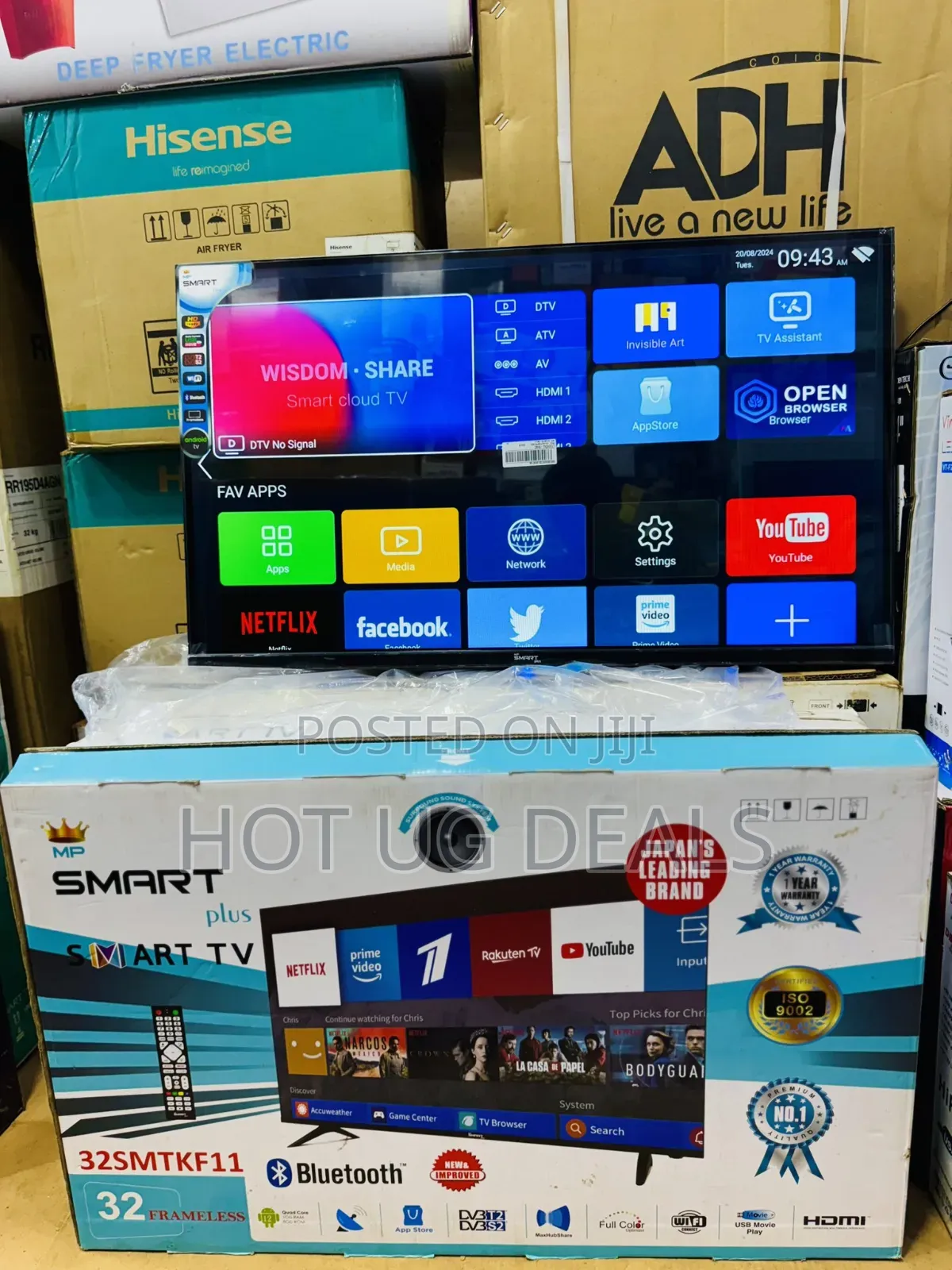 Smartplus 32inch Smart Android Full Hd Tv – Black