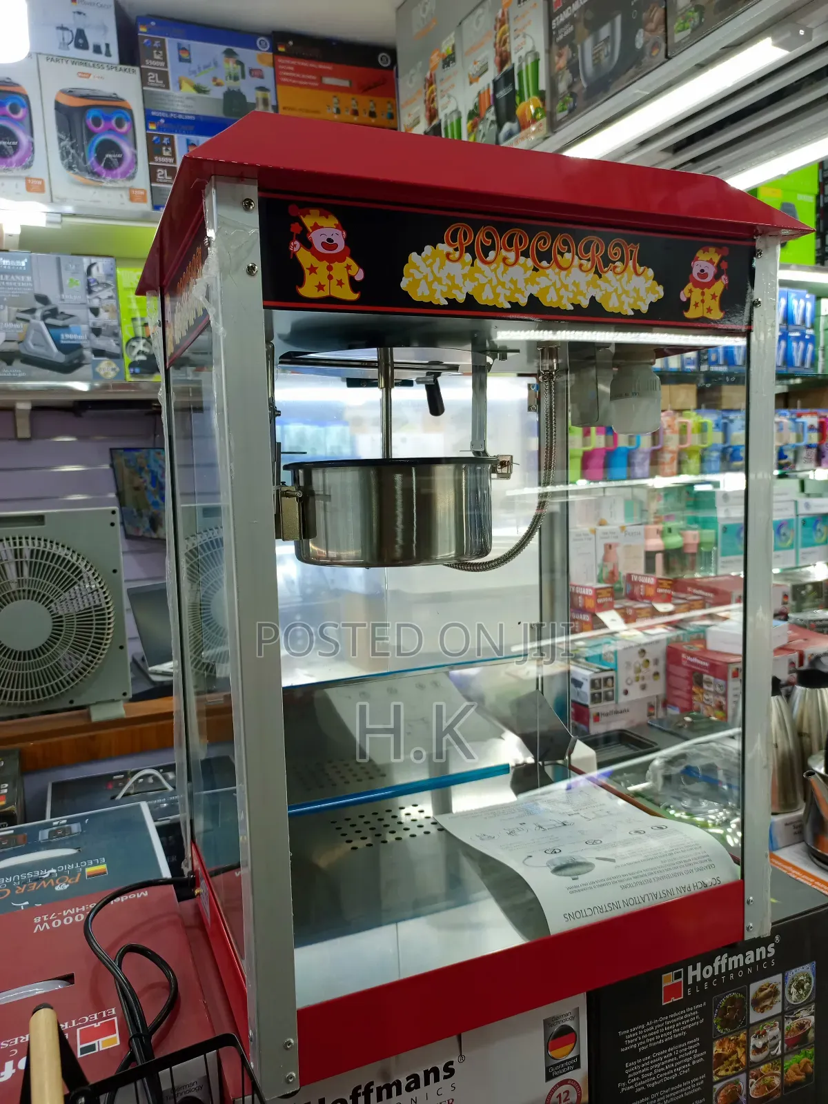 Commercial Popcorn Machine.