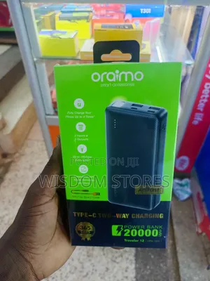 Oraimo 20000 Mah Fast Charge Powerbank 5v/2.1a+Usb Cable