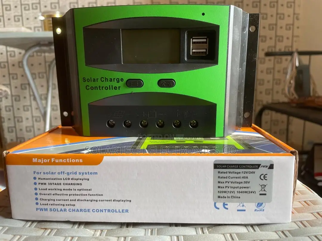 40a Automatic Solar Charge Controller 12v 24v Nova