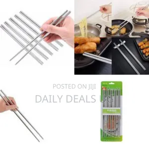 10 Pieces Stainless Steel Chopsticks