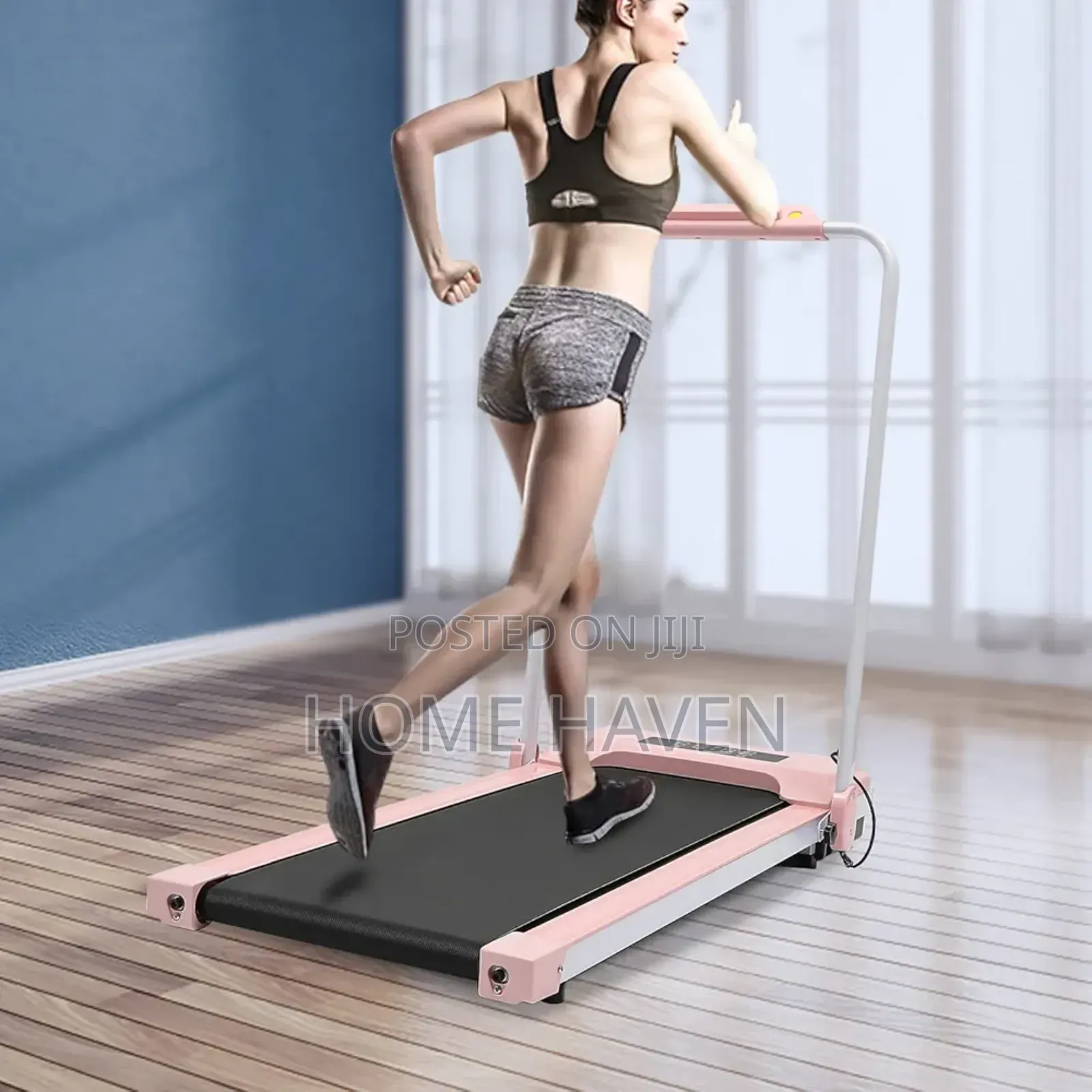 Foldable Treadmill With Led Display And Remote Control