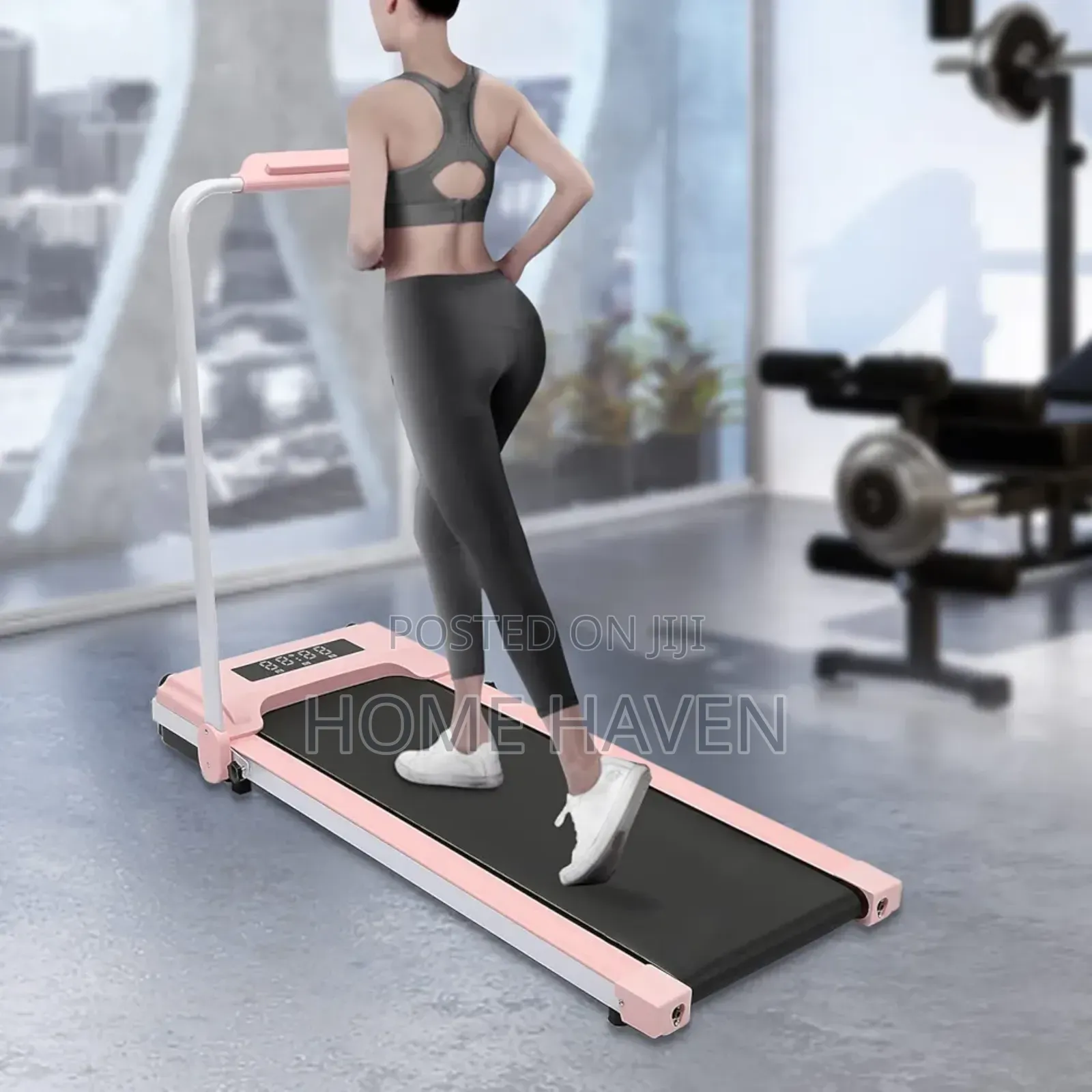 Foldable Treadmill With Led Display And Remote Control