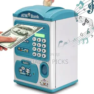 Mini Atm Piggy Bank Savings Bank for Real Money Electronic