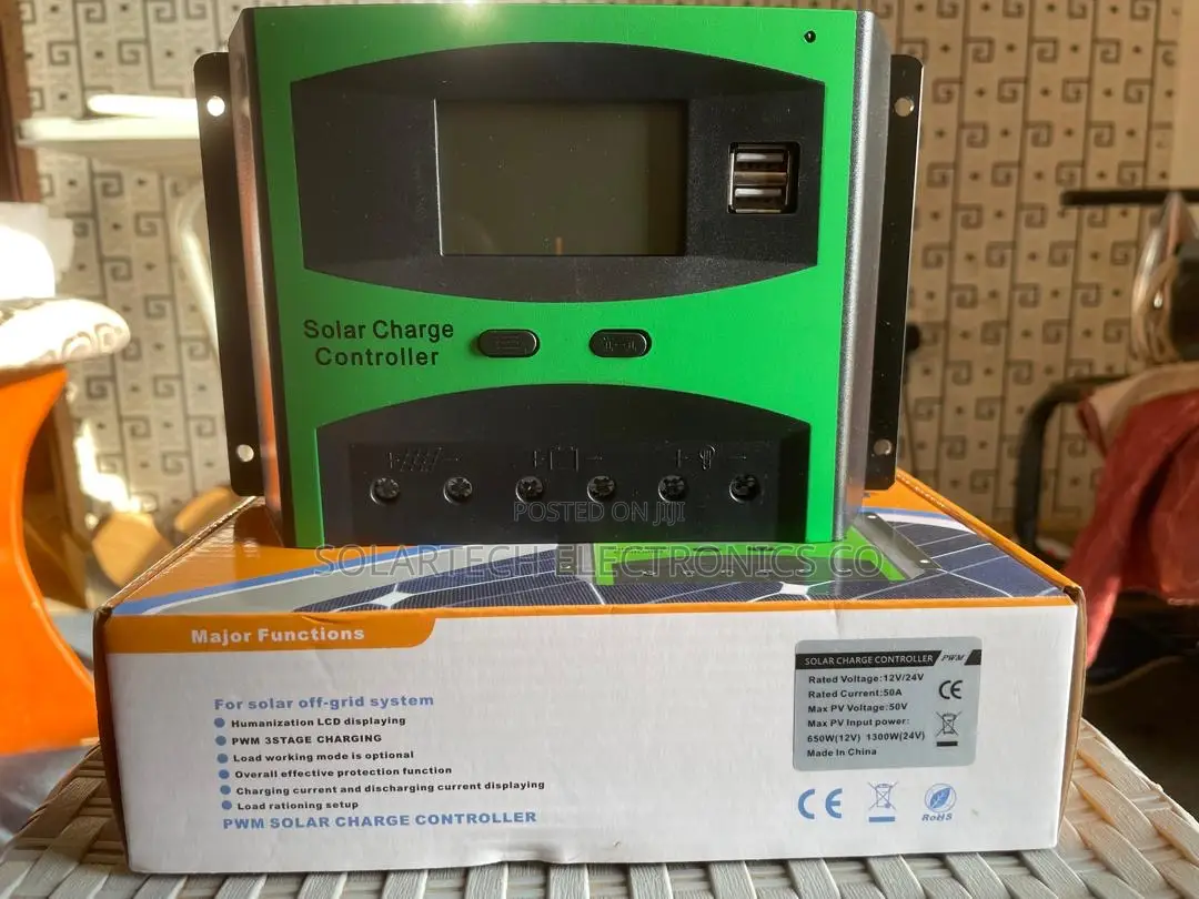50a Dual Voltage Solar Charge Controller Nova
