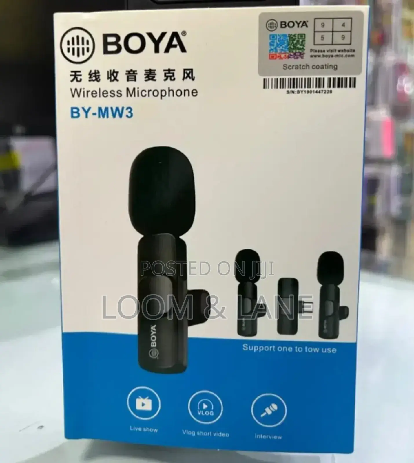Boya by-Mw3 Wireless Microphone System