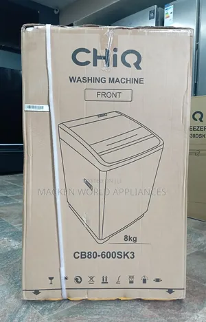Chiq 8kg Top Load Washing Machine Fully Automatic (Grey) (3yrs Wrty)