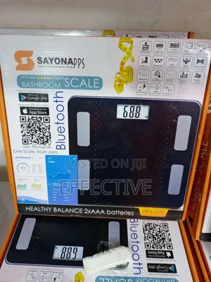 Sayona Bathroom Scale With Bluetooth.
