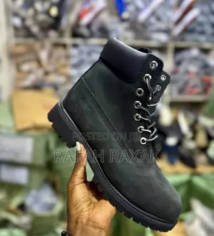 Men’S Black Timberland 6 Inch Premium Leather Waterproof Boots