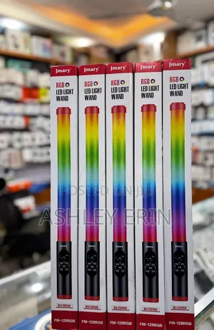 Jmary Fm 128rgb Waterproof Handheld RGB Led Video Light Wand Stick
