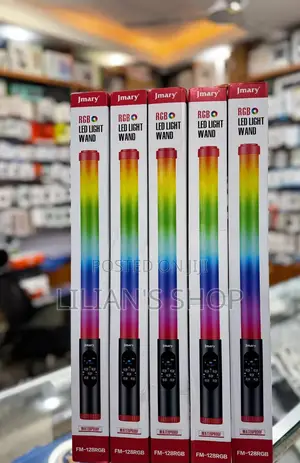 Jmary Fm 128rgb Waterproof Handheld RGB Led Video Light Wand Stick