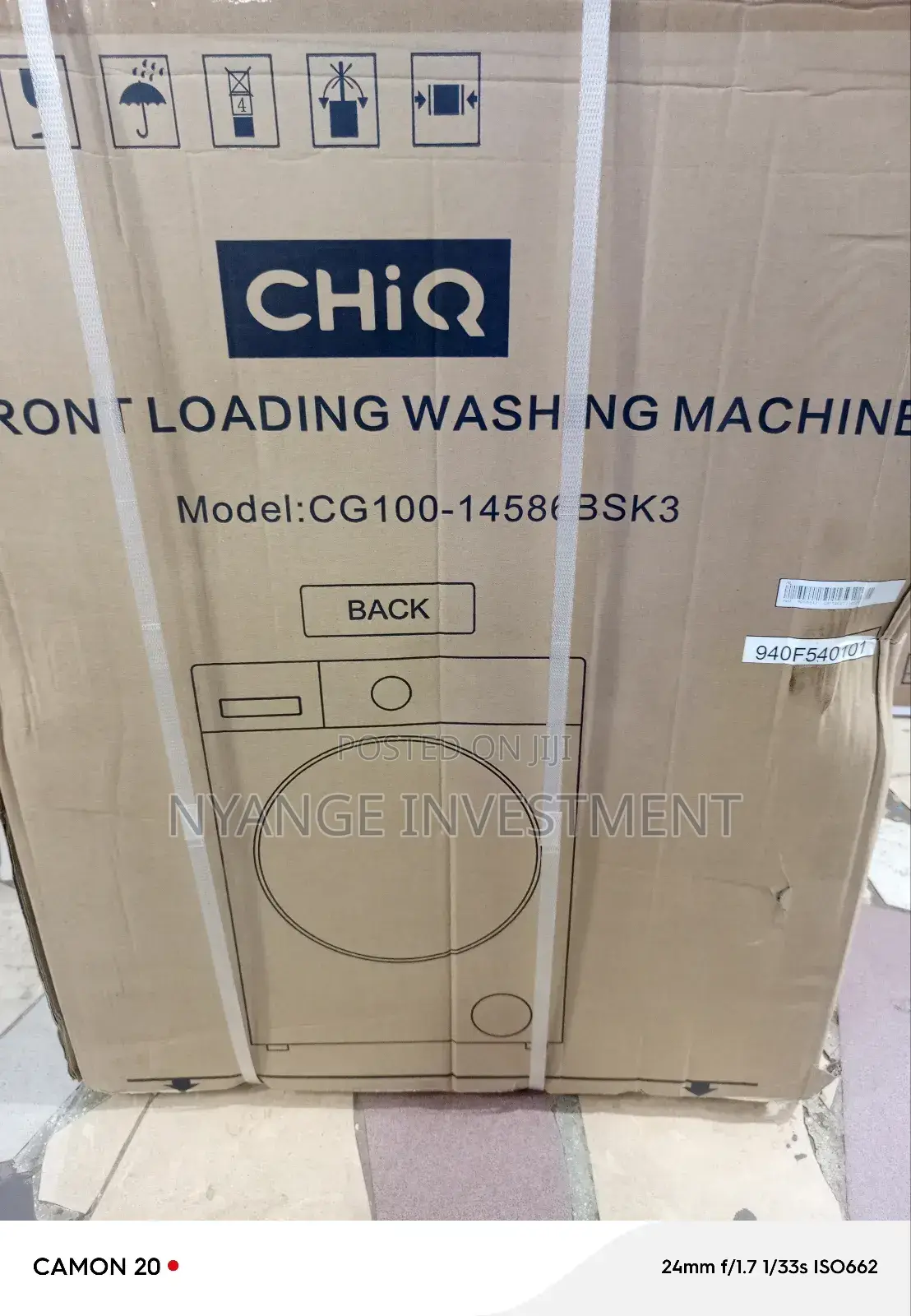 10kg Front Loader Washing Machine . Chiq Washing Machine