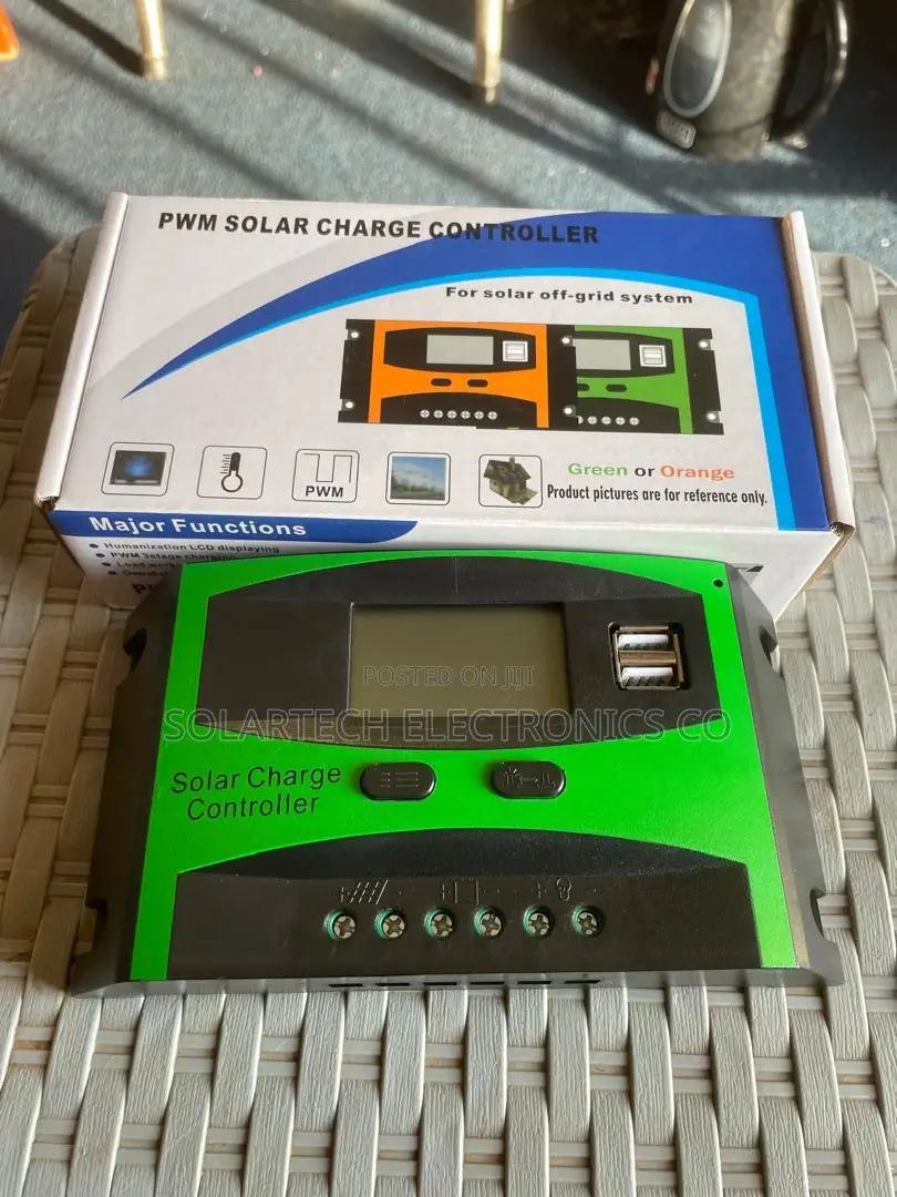 Dual System 30a Solar Charge Controller Green/Black Color