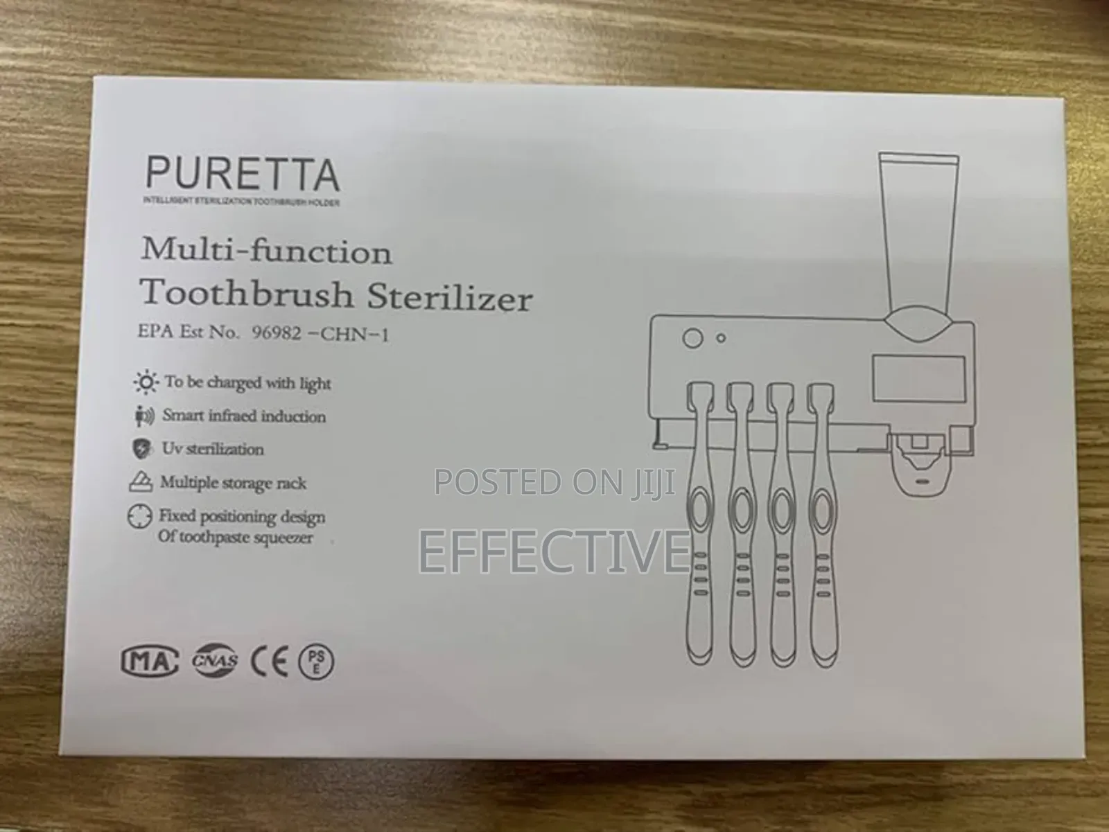 Toothbrush Sanitizer Toothbrush Sanitizer and Toothpaste Squeezer.