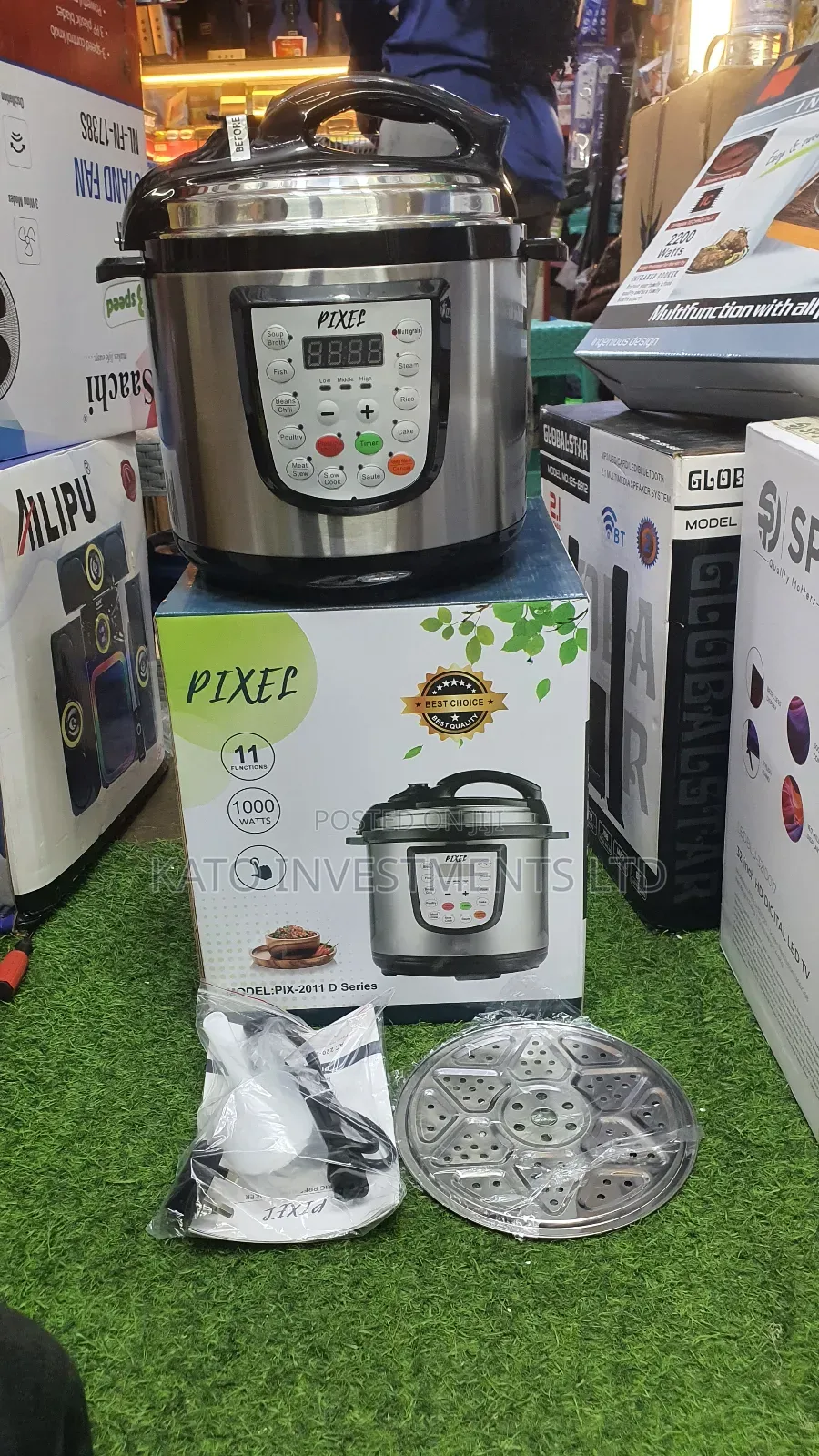 6l Pixel Pressure Cooker With Steamer