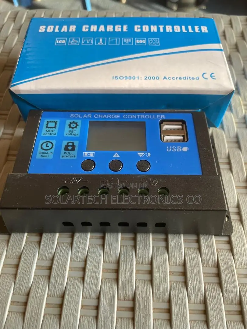 10a LCD Solar Charge Controller 12v/24v