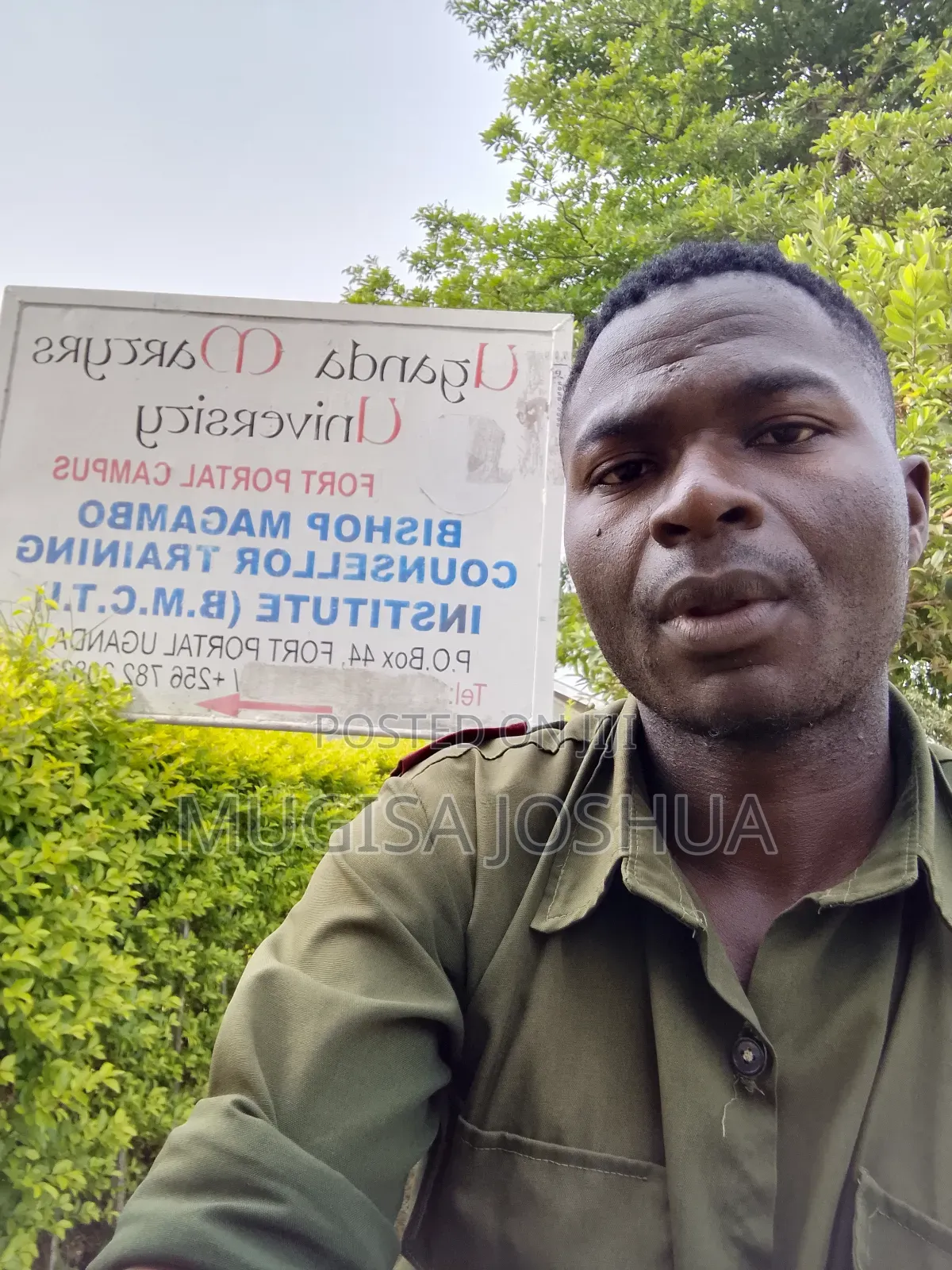 Mugisa Joshua Security Guard