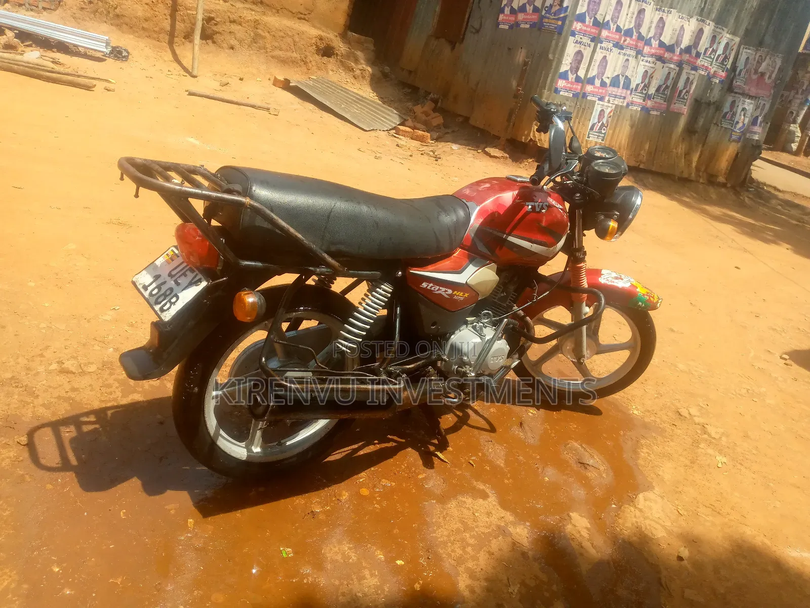 TVS HLX 125 2017 Red