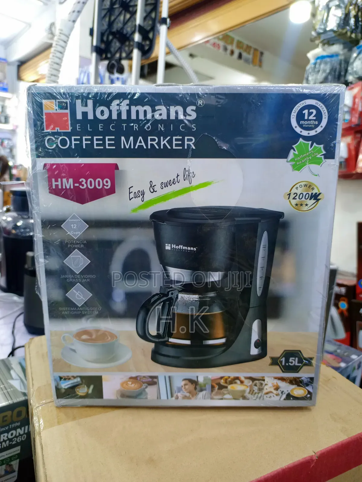 Hoffmans Coffee Maker Hm-3009.