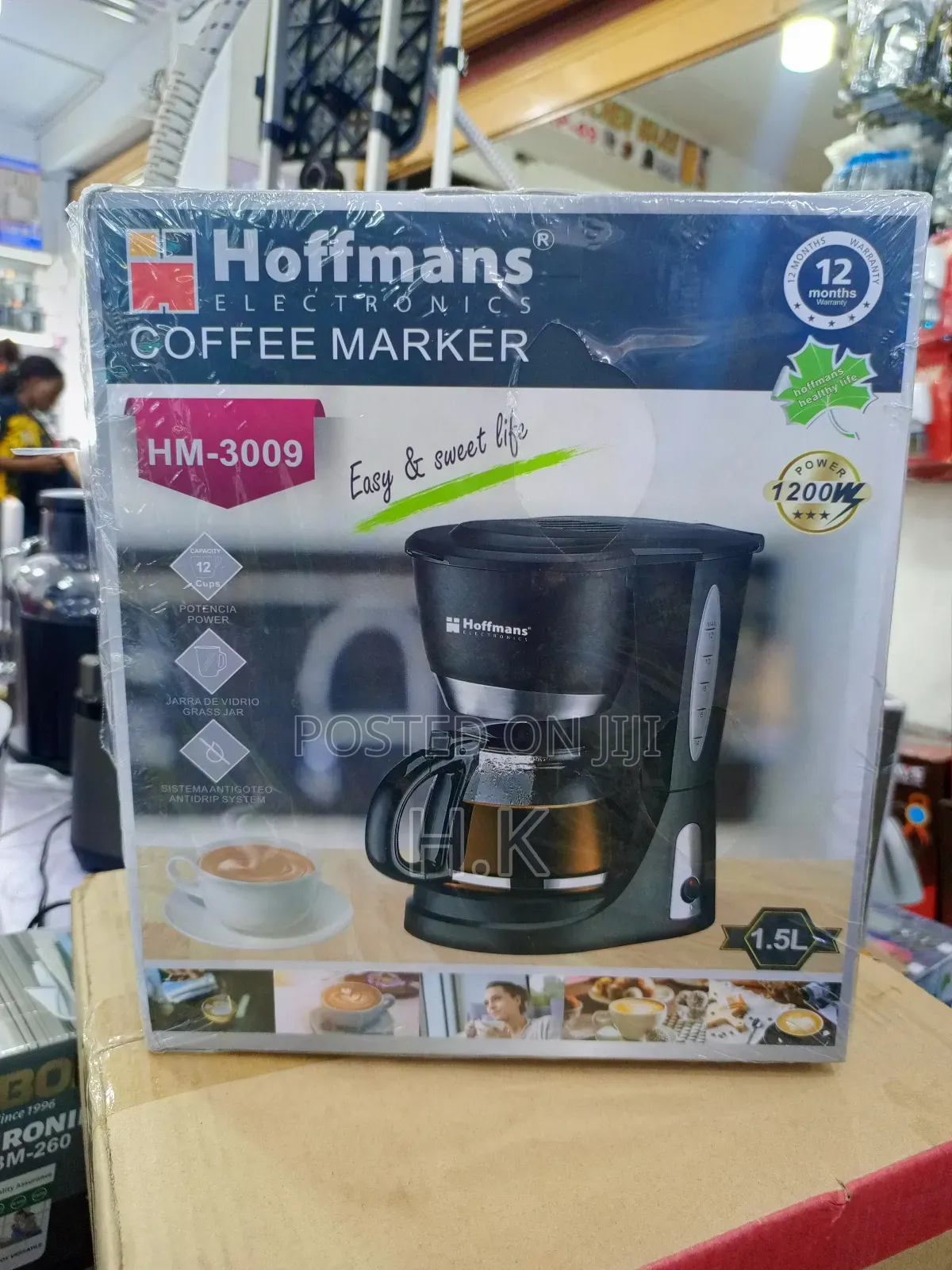 Hoffmans Coffee Maker Hm-3009.