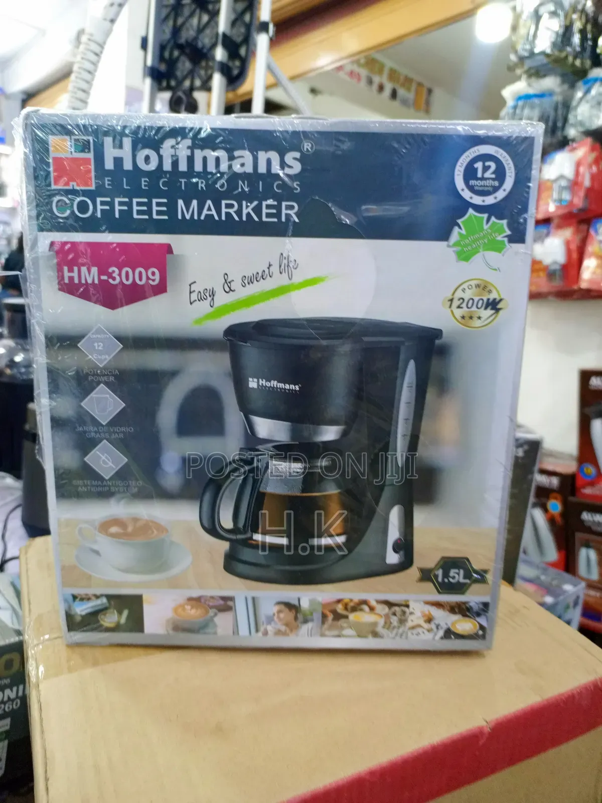 Hoffmans Coffee Maker Hm-3009.