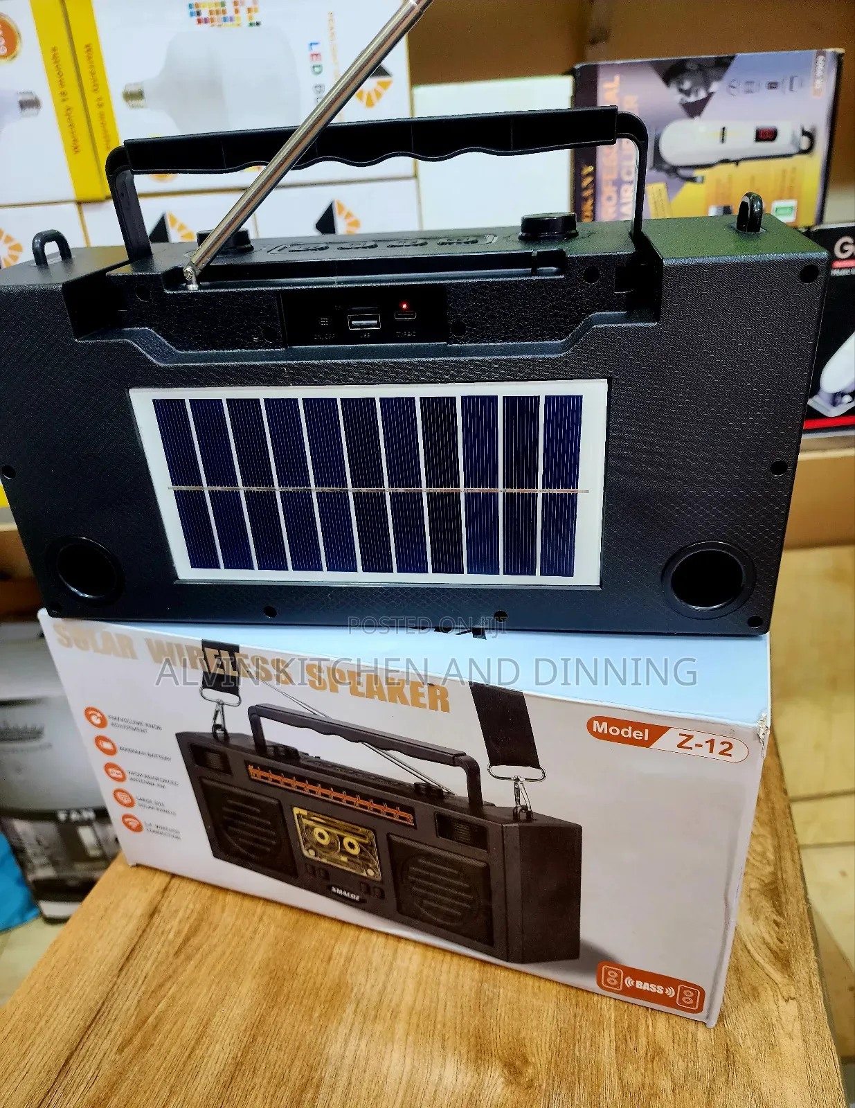 Solar Wireless Bluetooth Speaker